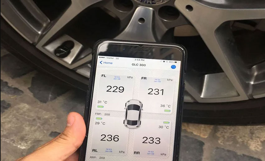 cảm biến áp suất lốp giúp kéo dài tuổi thọ lốp xe