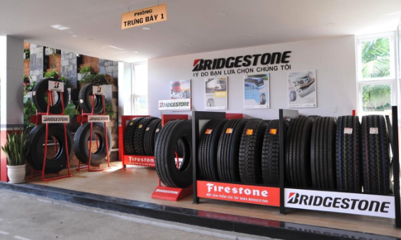 Phòng trưng bày lốp xe Bridgestone