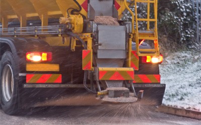 Road salt in winter Road salt in winter
