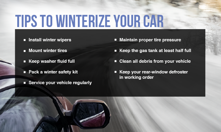 Tips to winterize your car