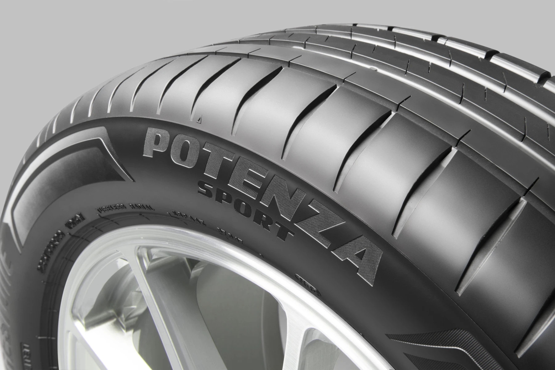 Bridgestone tires for the new Macan Electric and Panamera. Bridgestone Potenza Sport 2