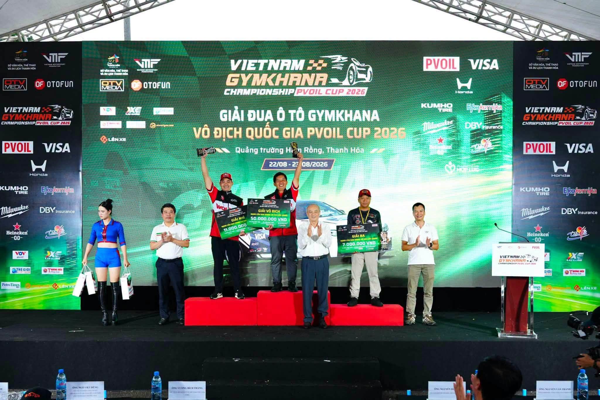 POTENZA Adrenalin RE005 ghi dấu ấn tại Giải vô địch Gymkhana 2026