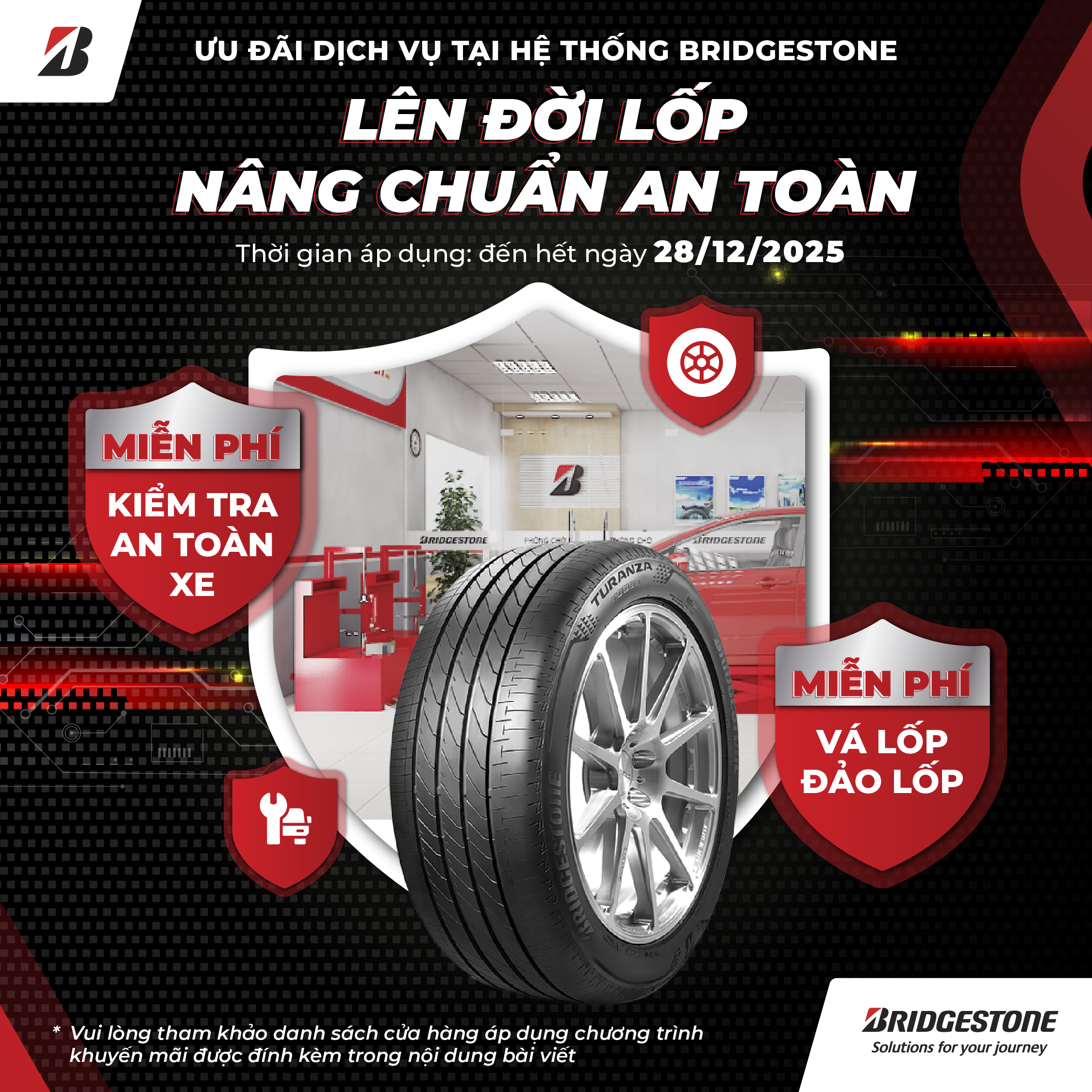 Lên đời lốp, nâng chuẩn an toàn 1