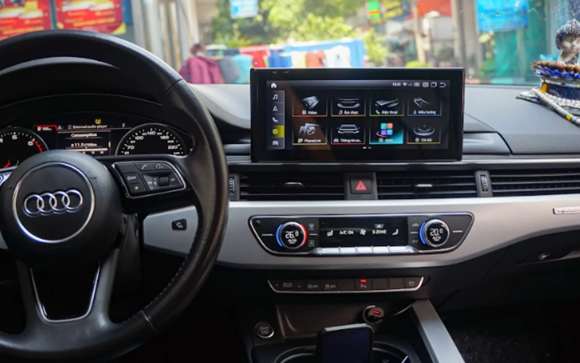 vô lăng xe Audi A4