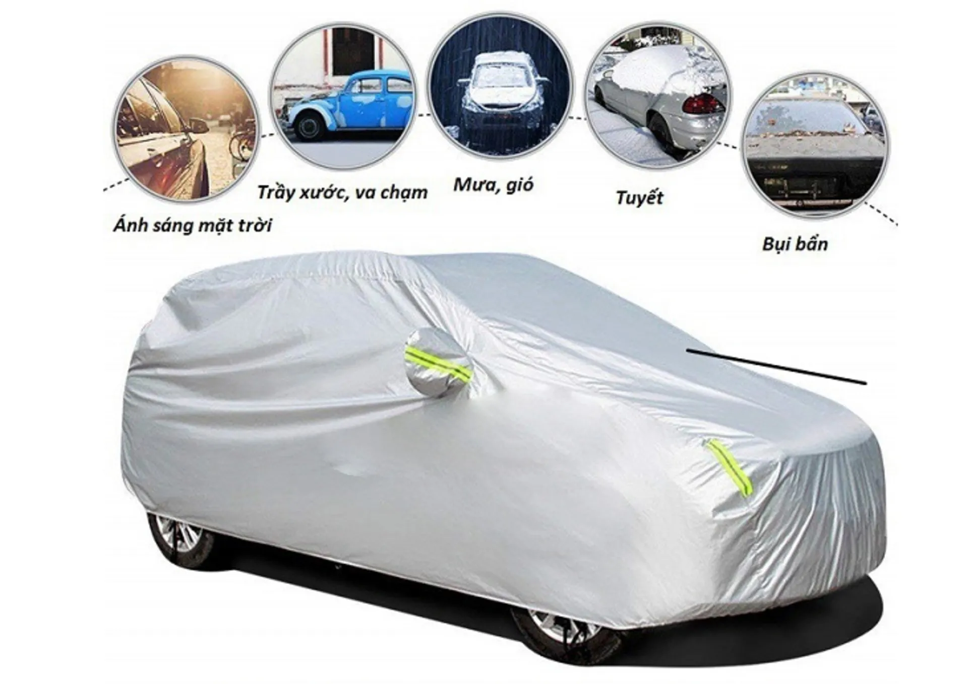 bạt phủ ô tô 4 Bạt phủ ô tô 7 chỗ