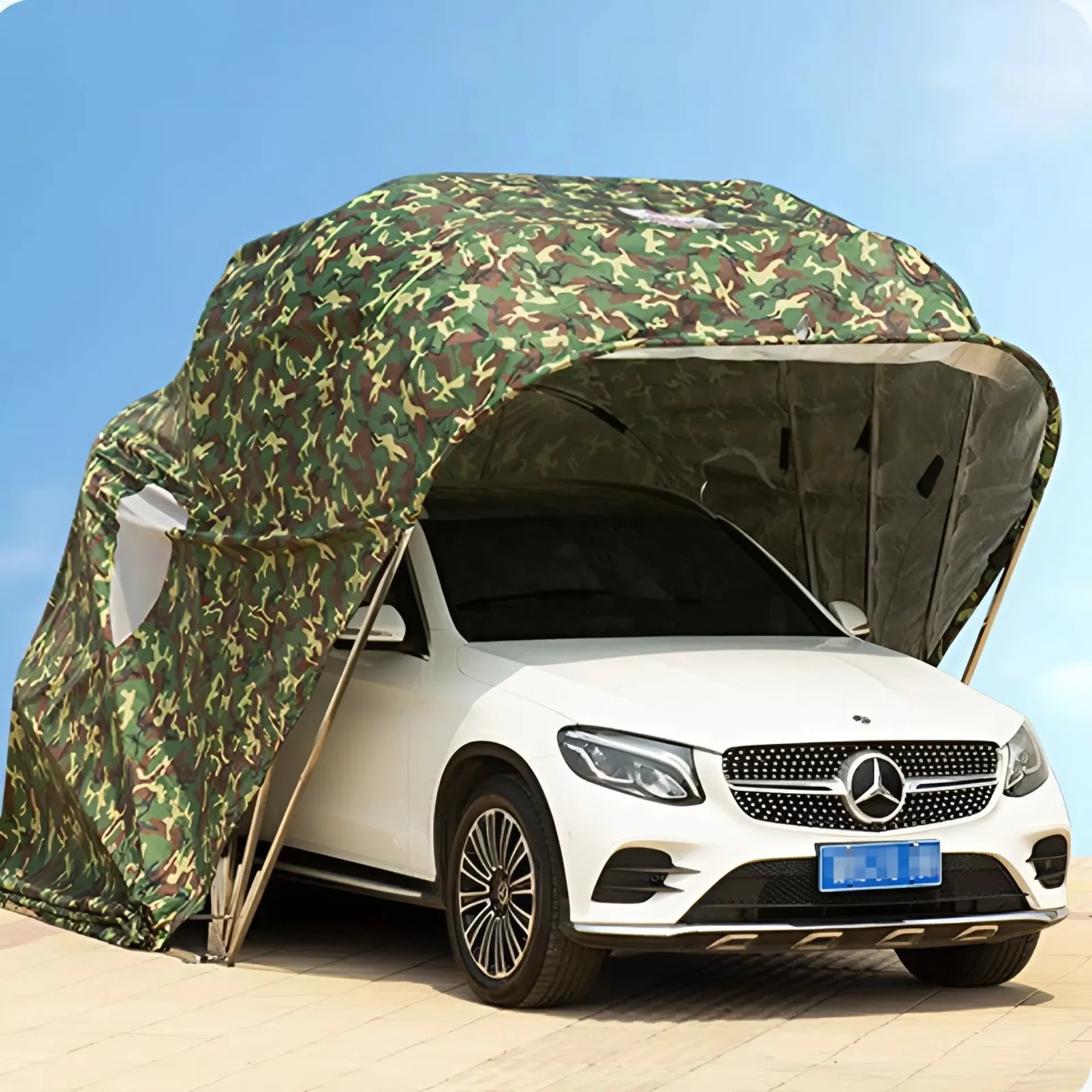 bạt phủ ô tô 8 Bạt phủ ô tô tự cuốn