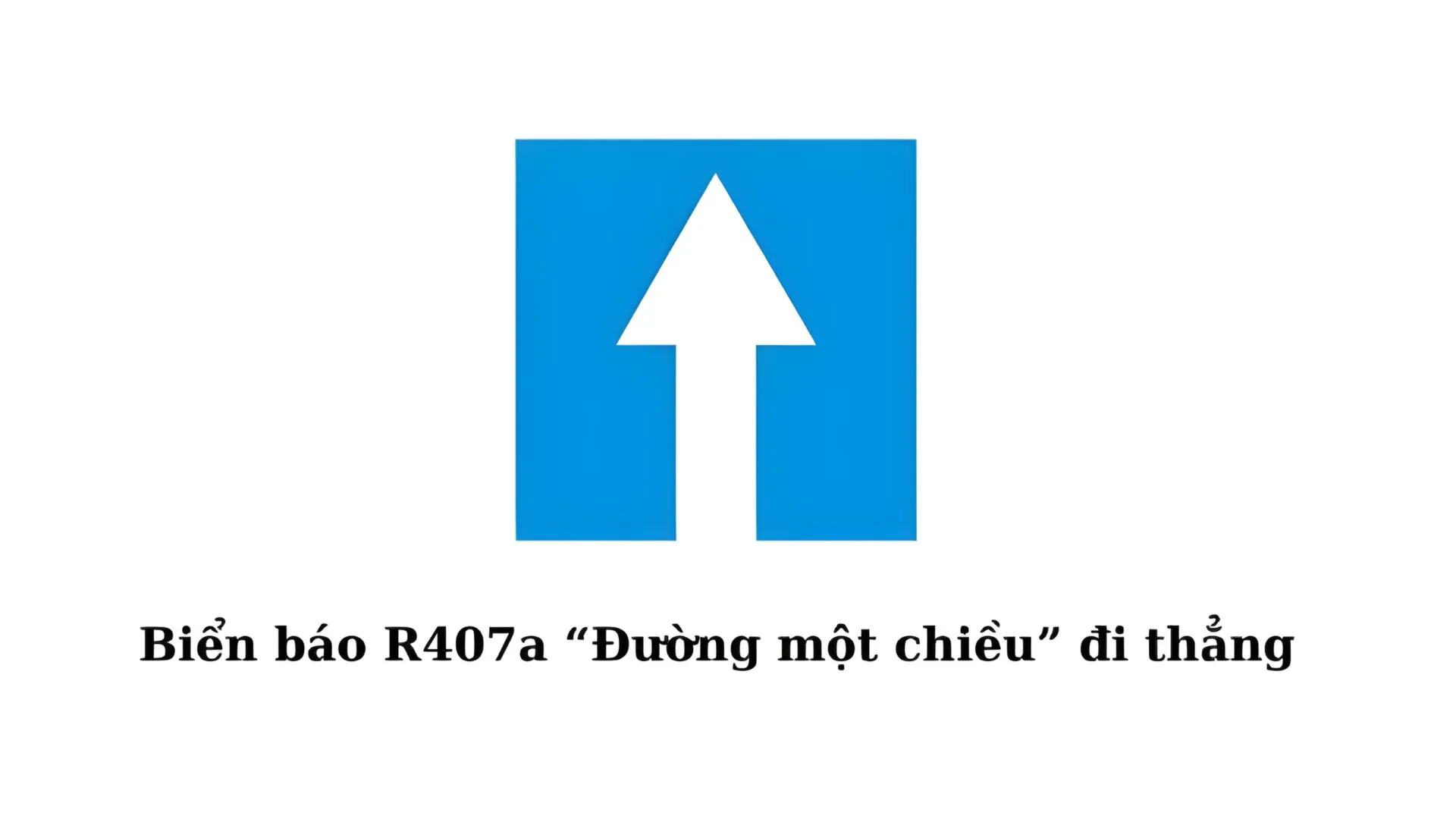 biển báo 1 chiều 2 biển báo 1 chiều đi thẳng R407a