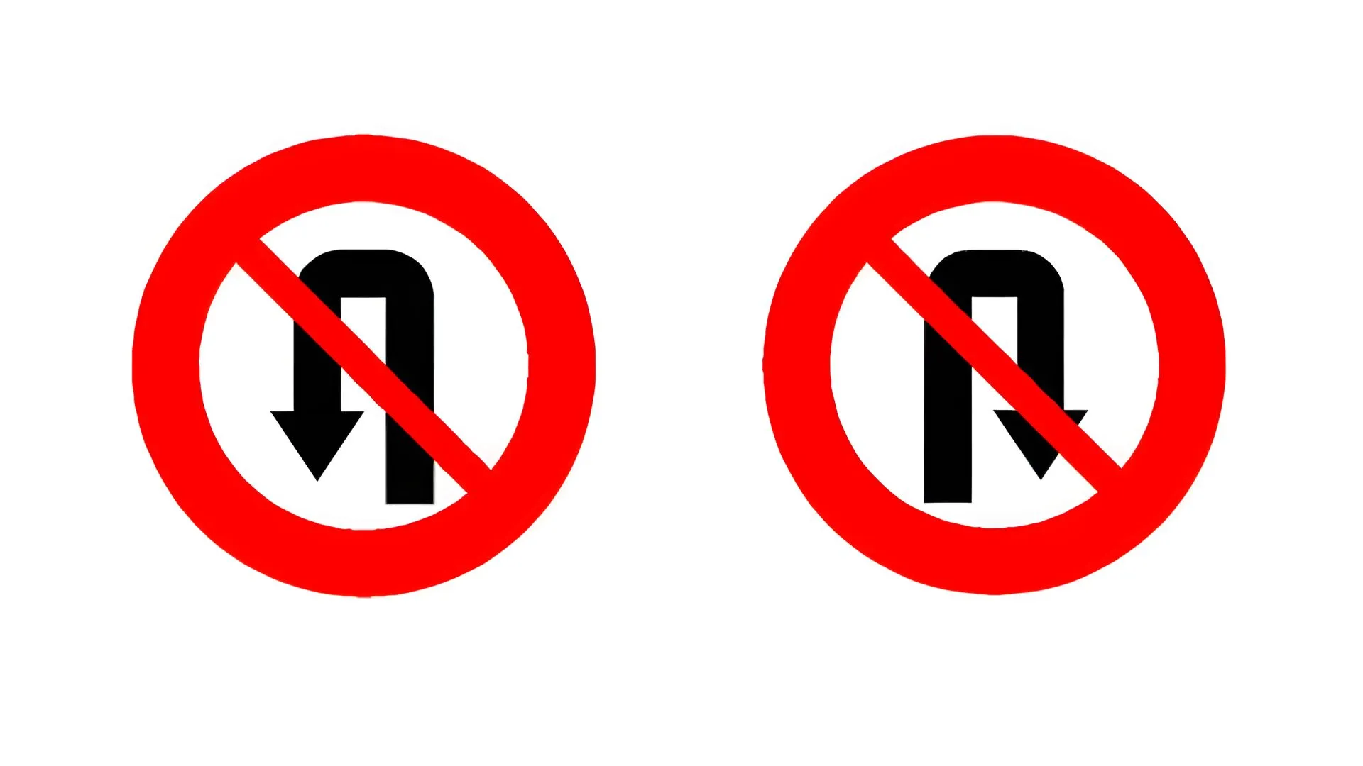 Biển báo cấm tất cả phương tiện quay đầu xe