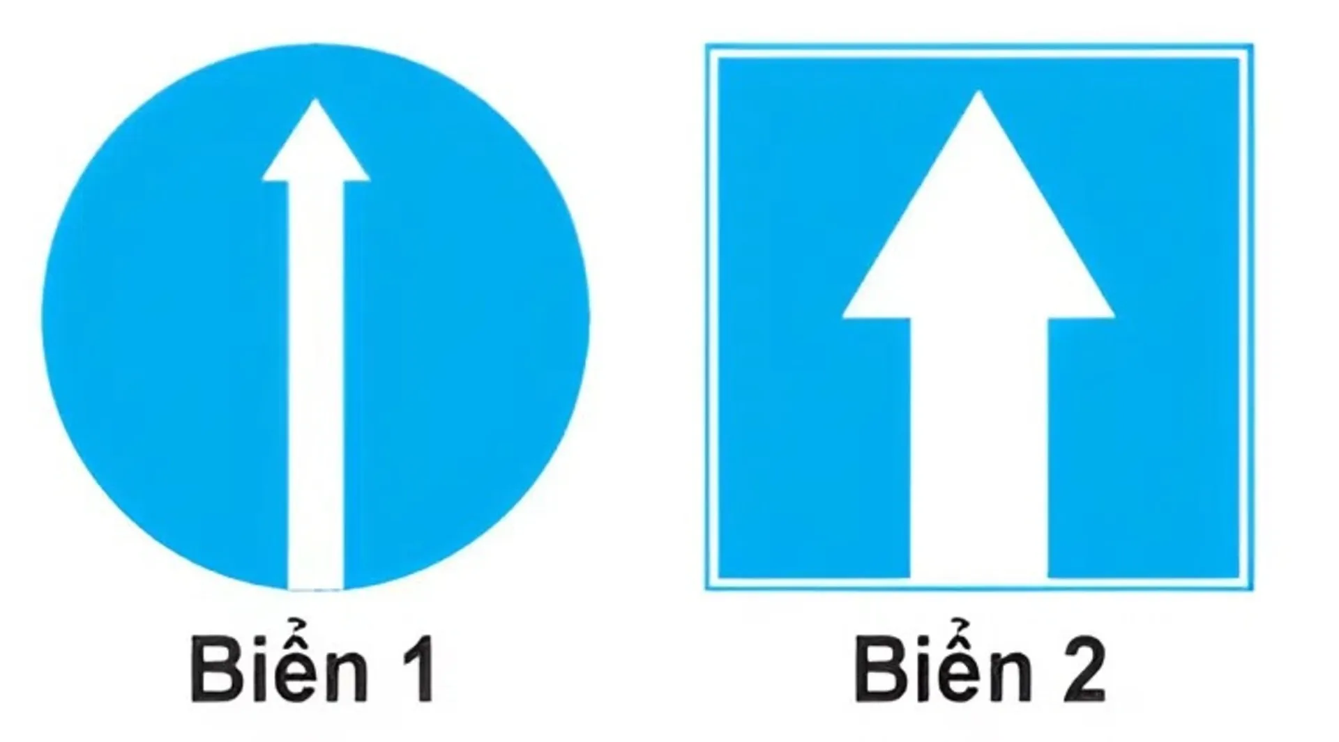 Biển R.301a và biển I.407a