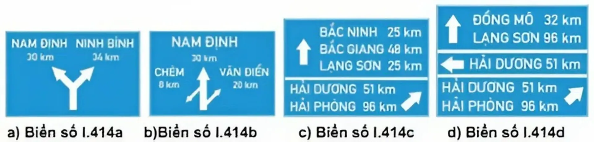Nhóm biển báo chỉ dẫn I.414