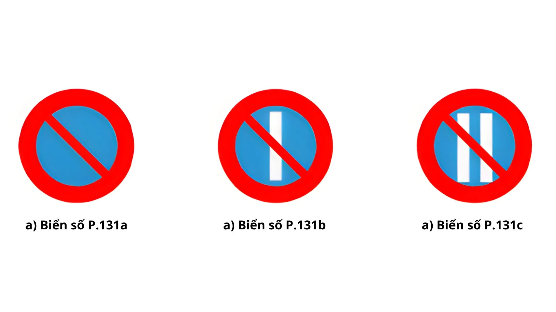 biển báo giao thông hình tròn 2 biển báo cấm đỗ xe