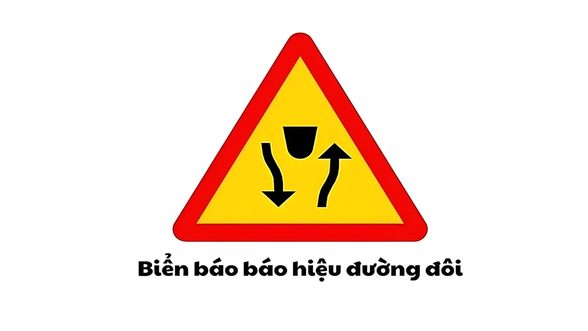 biển báo hiệu đường đôi 2 Biển báo hiệu đường đôi