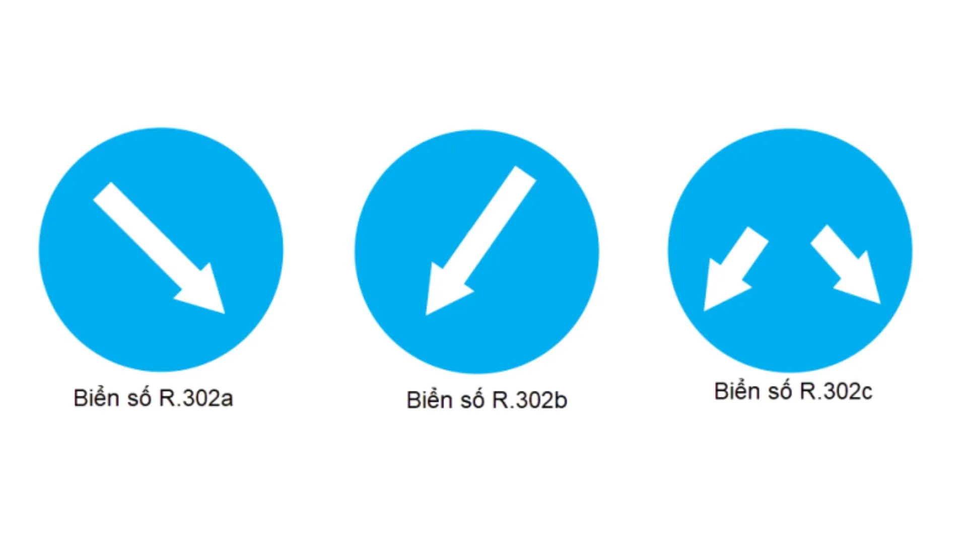 biển báo hiệu lệnh 5 Nhóm biển báo hiệu lệnh R.302