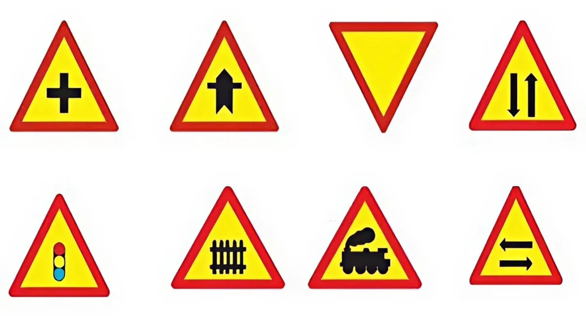 Dấu hiệu nhận biết biển báo nguy hiểm