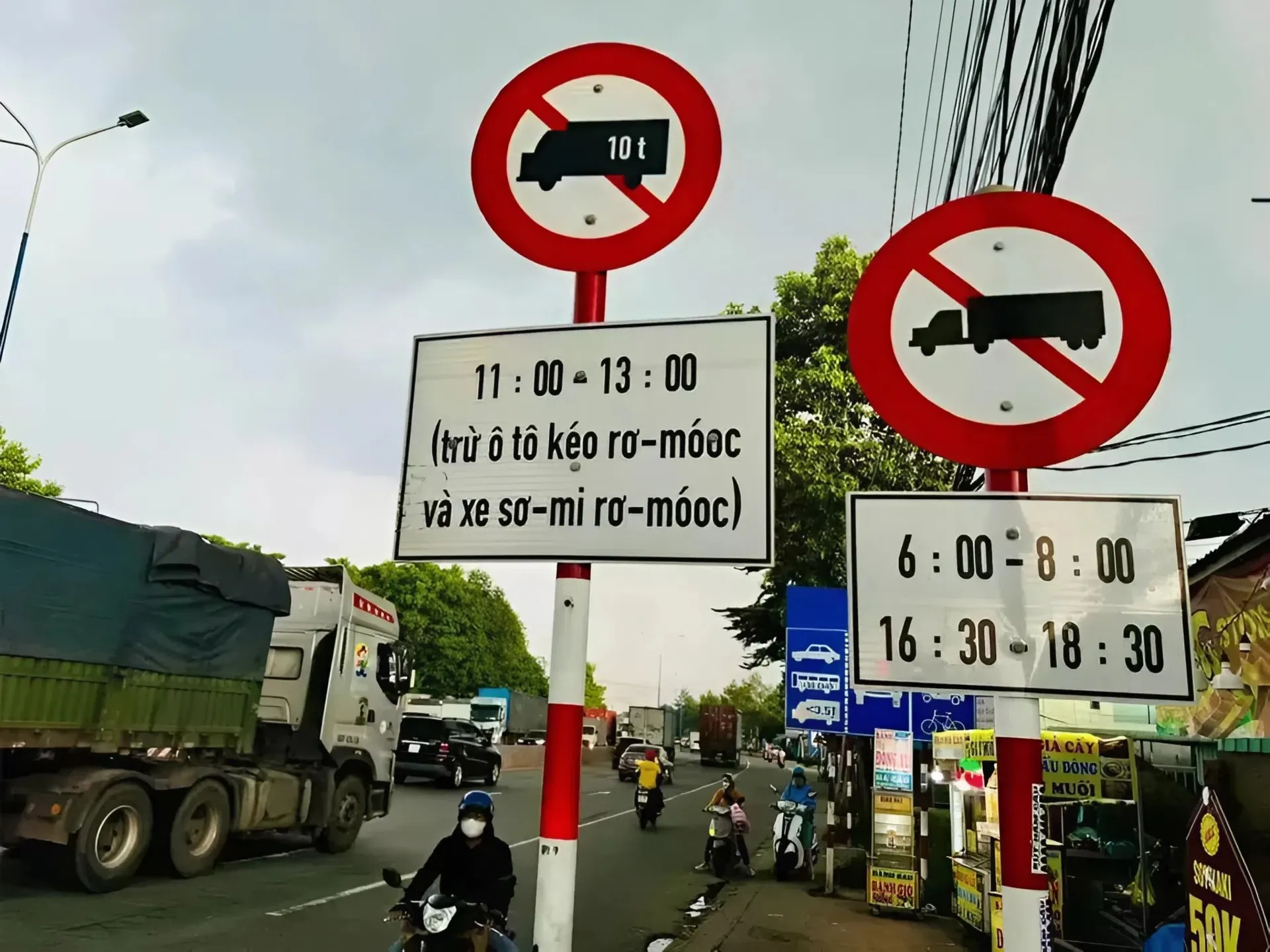 biển cấm xe tải ảnh 1 Biển cấm xe tải 10 tấn