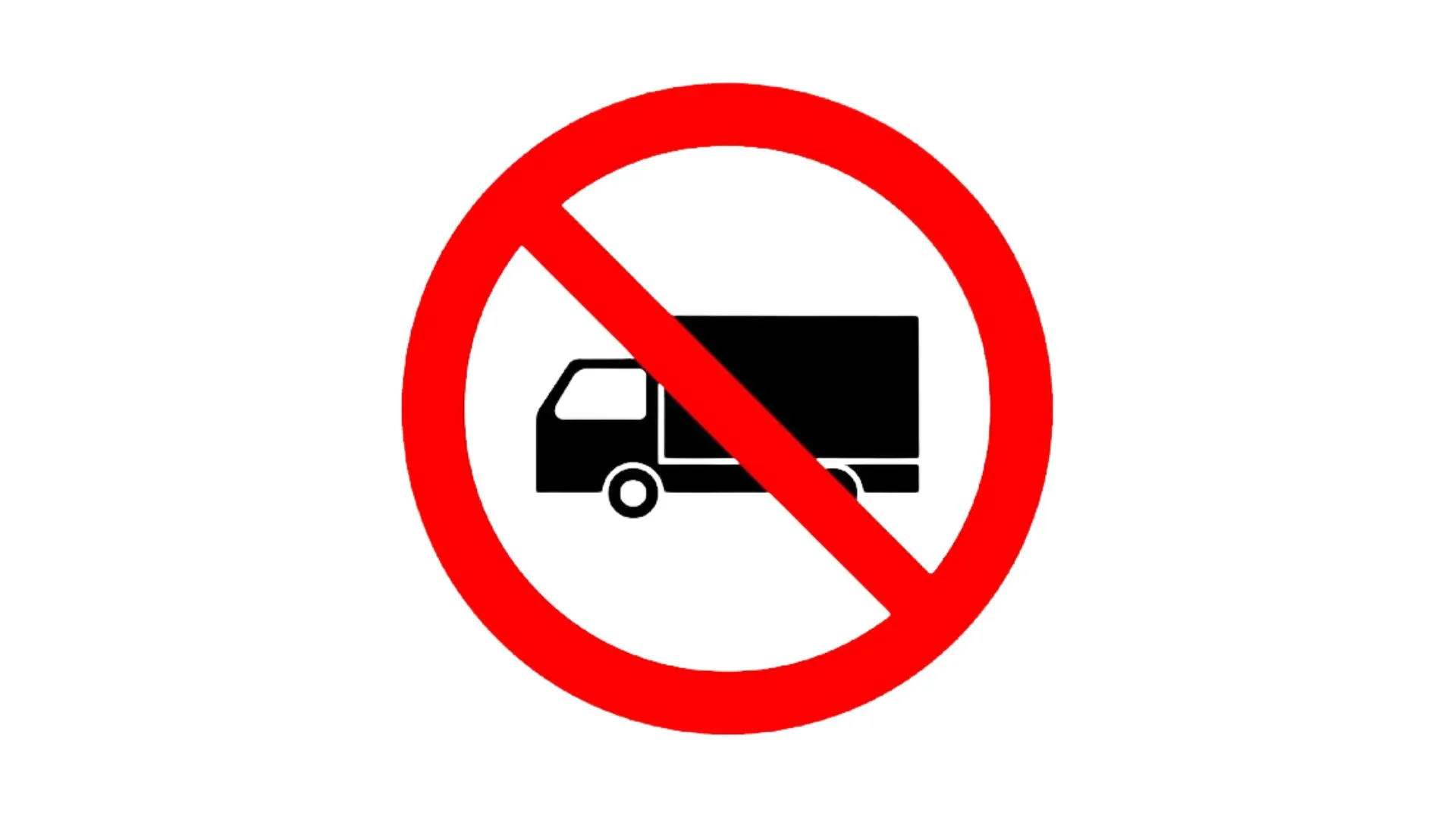 biển cấm xe tải ảnh 3 Biển cấm xe tải số P.106a