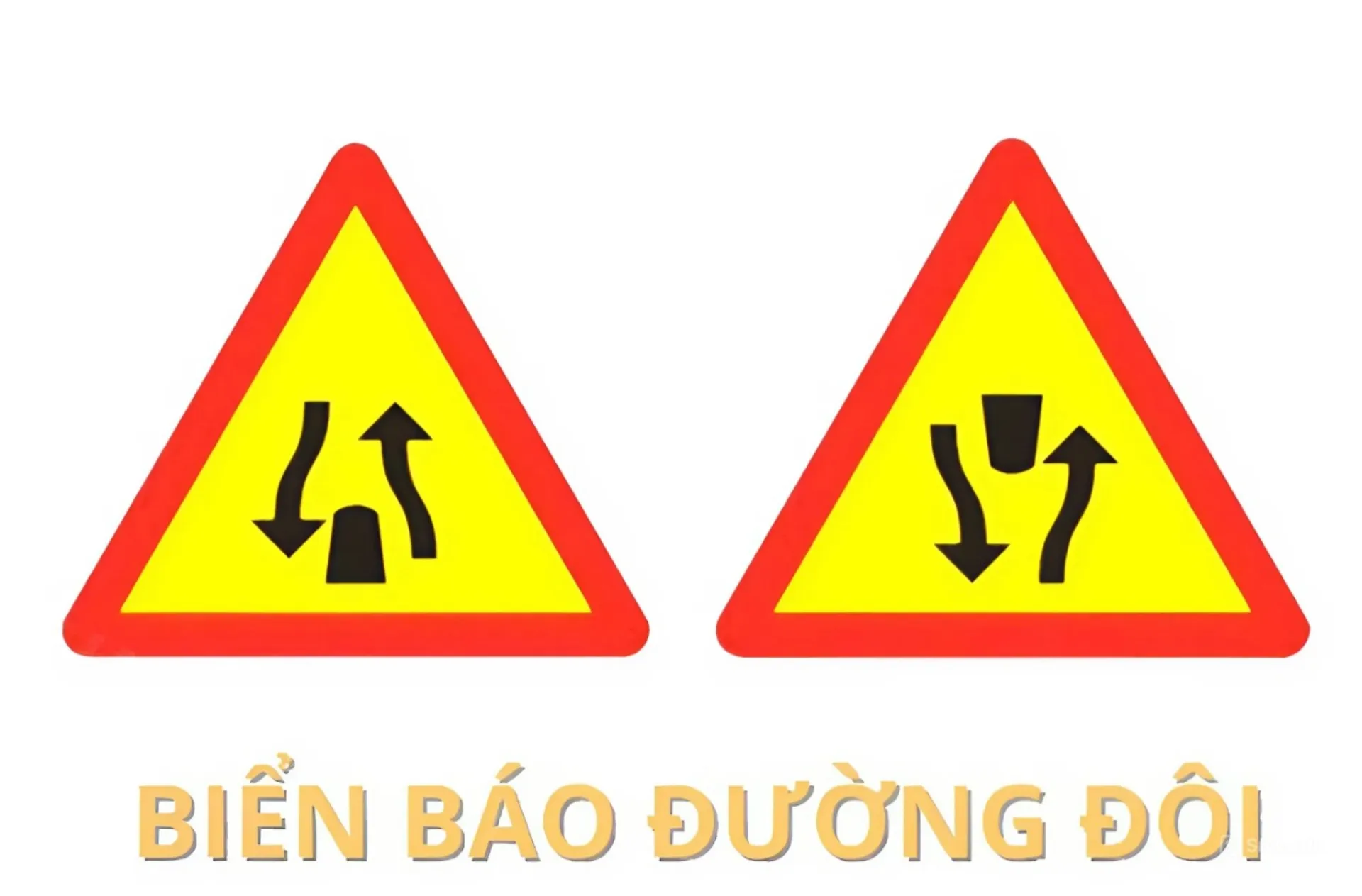 Biển báo hiệu đường đôi