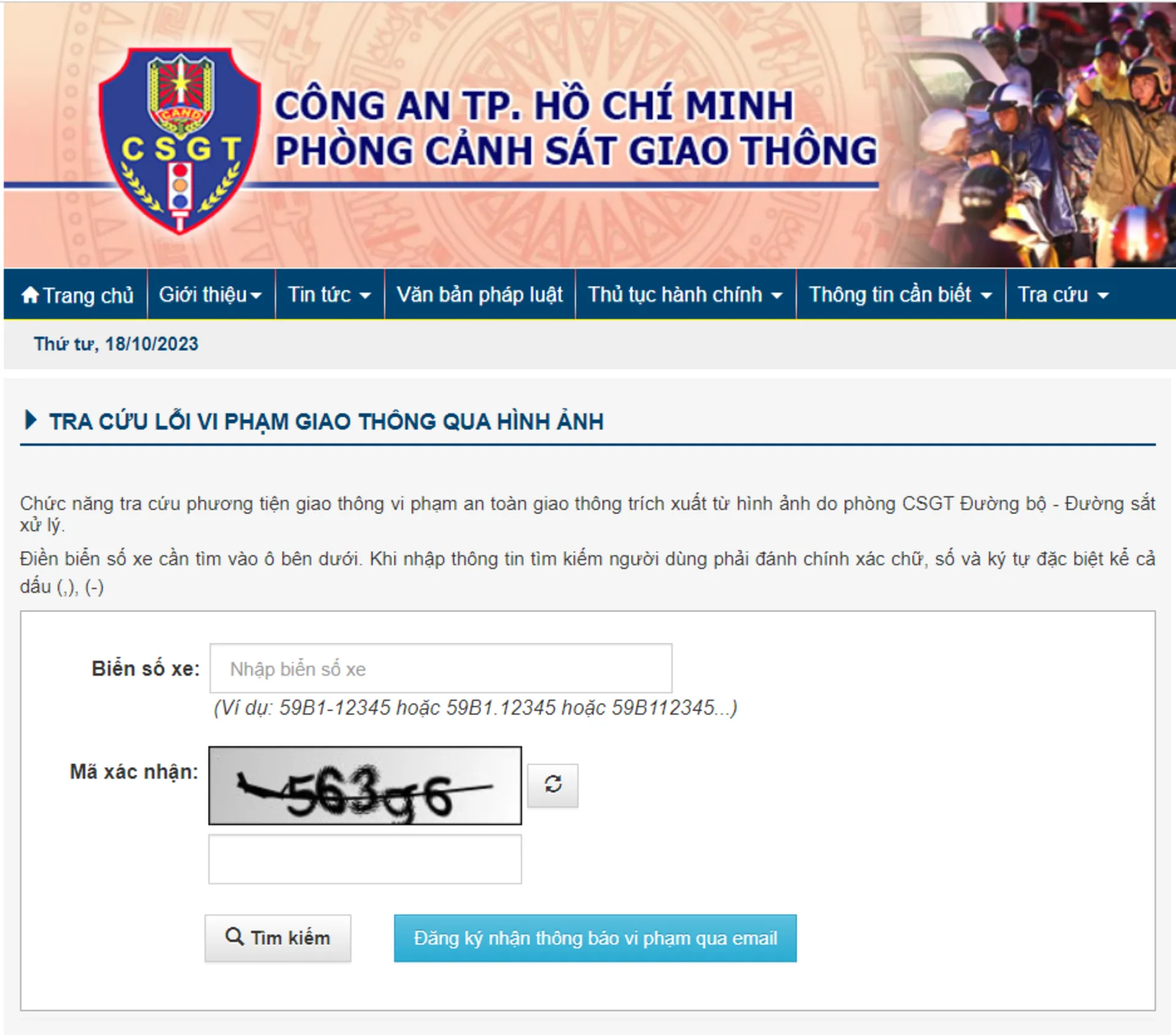 tra cứu phạt nguội ô tô trên Sở giao thông Vận tải