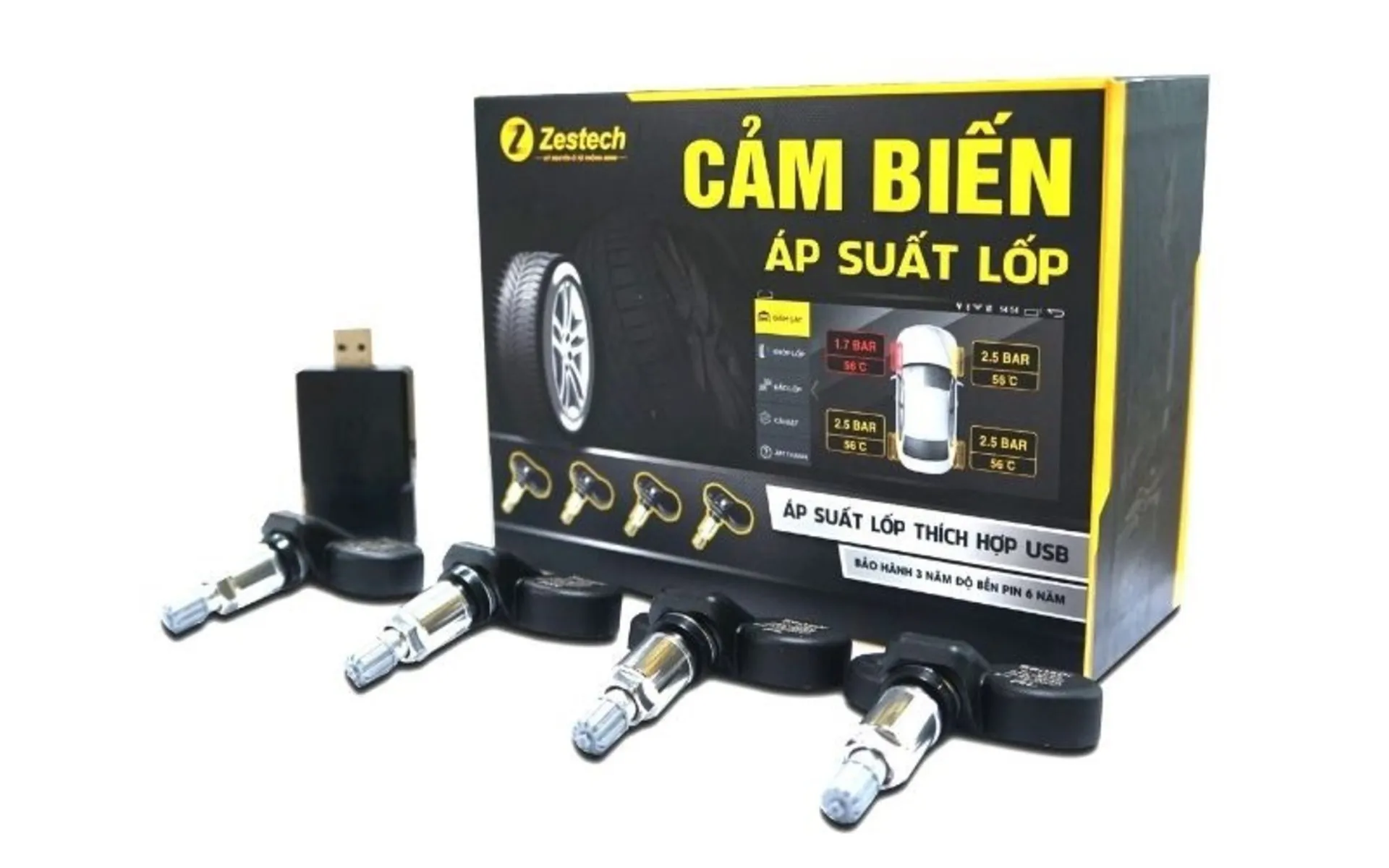 Cảm biến áp suất lốp Zestech Cảm biến áp suất lốp Zestech