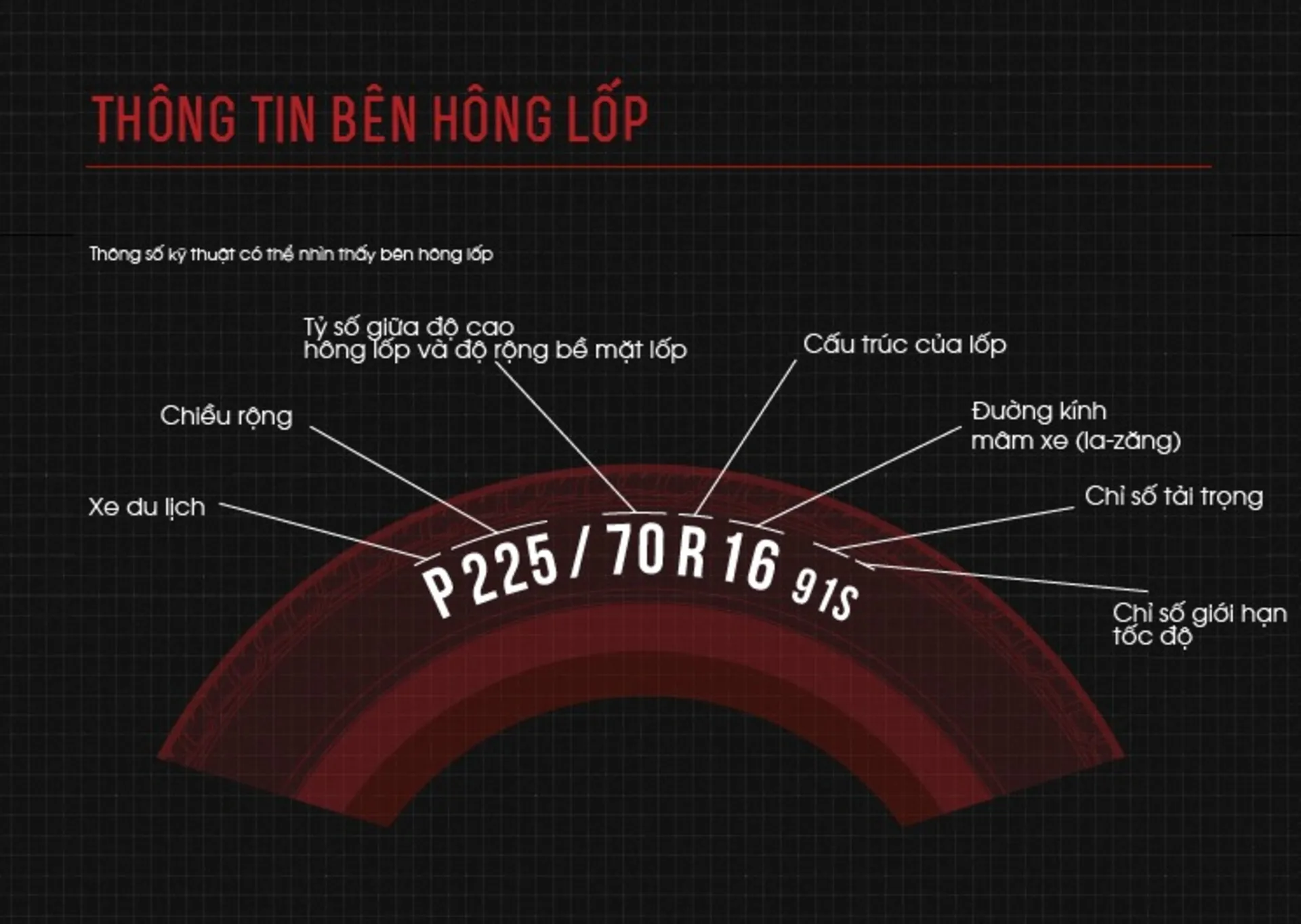 hướng dẫn cách đọc thông số lốp ô tô ảnh 2