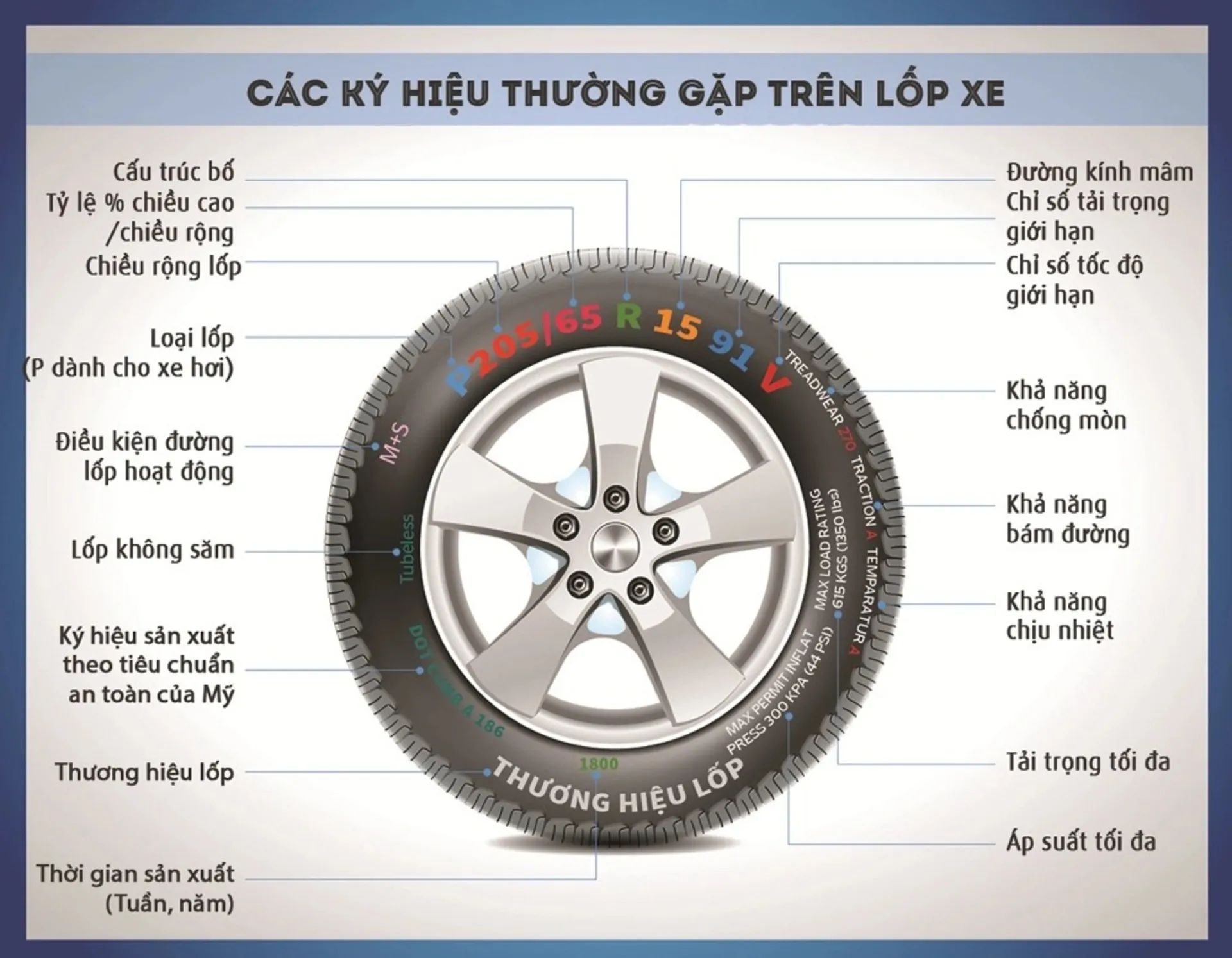 hướng dẫn cách đọc thông số lốp ô tô ảnh 4