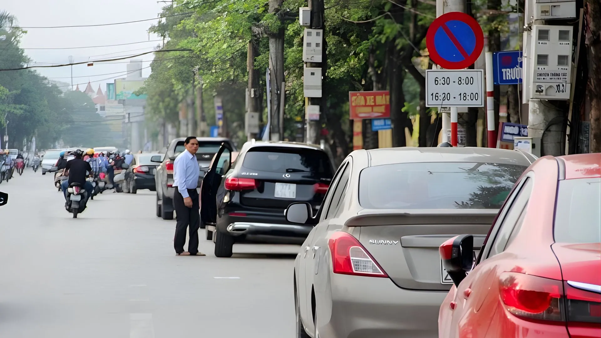 Lỗi dừng đỗ xe ô tô sai quy định 2025