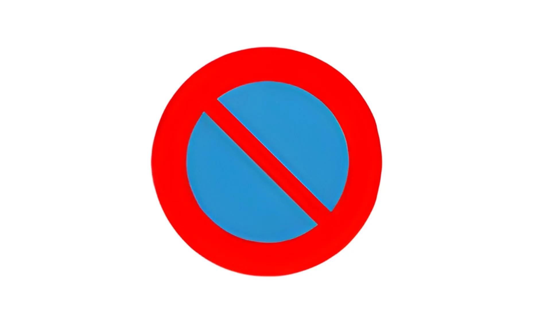 biển báo cấm đỗ xe tất cả các phương tiện