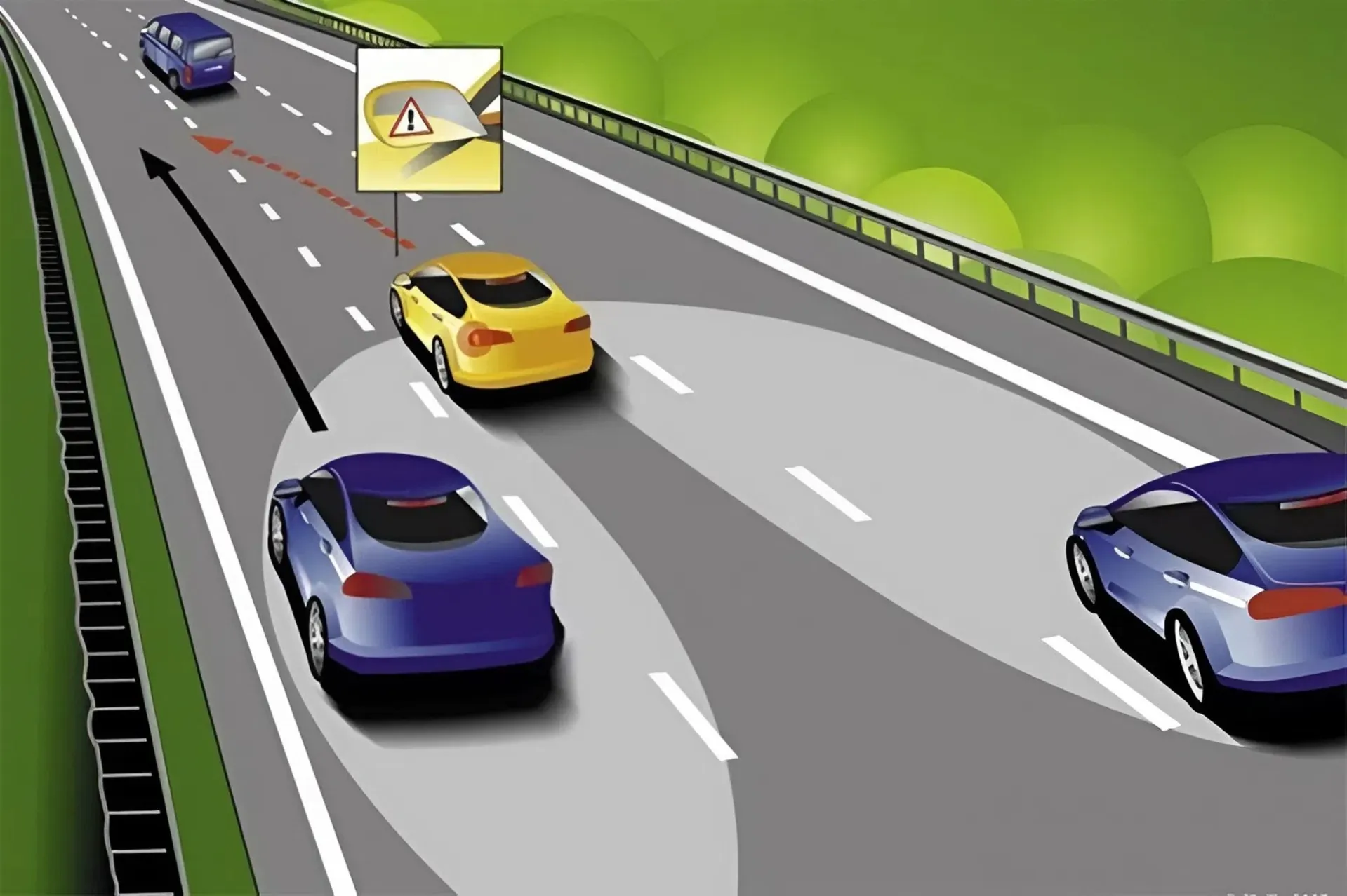 lỗi không xi nhan 2 Lỗi không xi nhan khi chuyển làn trên đường cao tốc