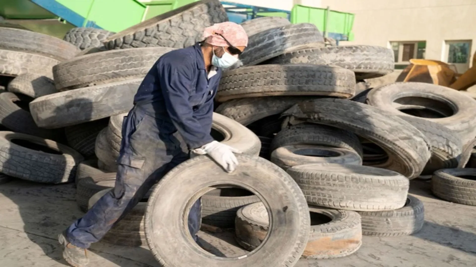 Tái chế lốp xe cũ 3 Thu gom lốp xe cũ
