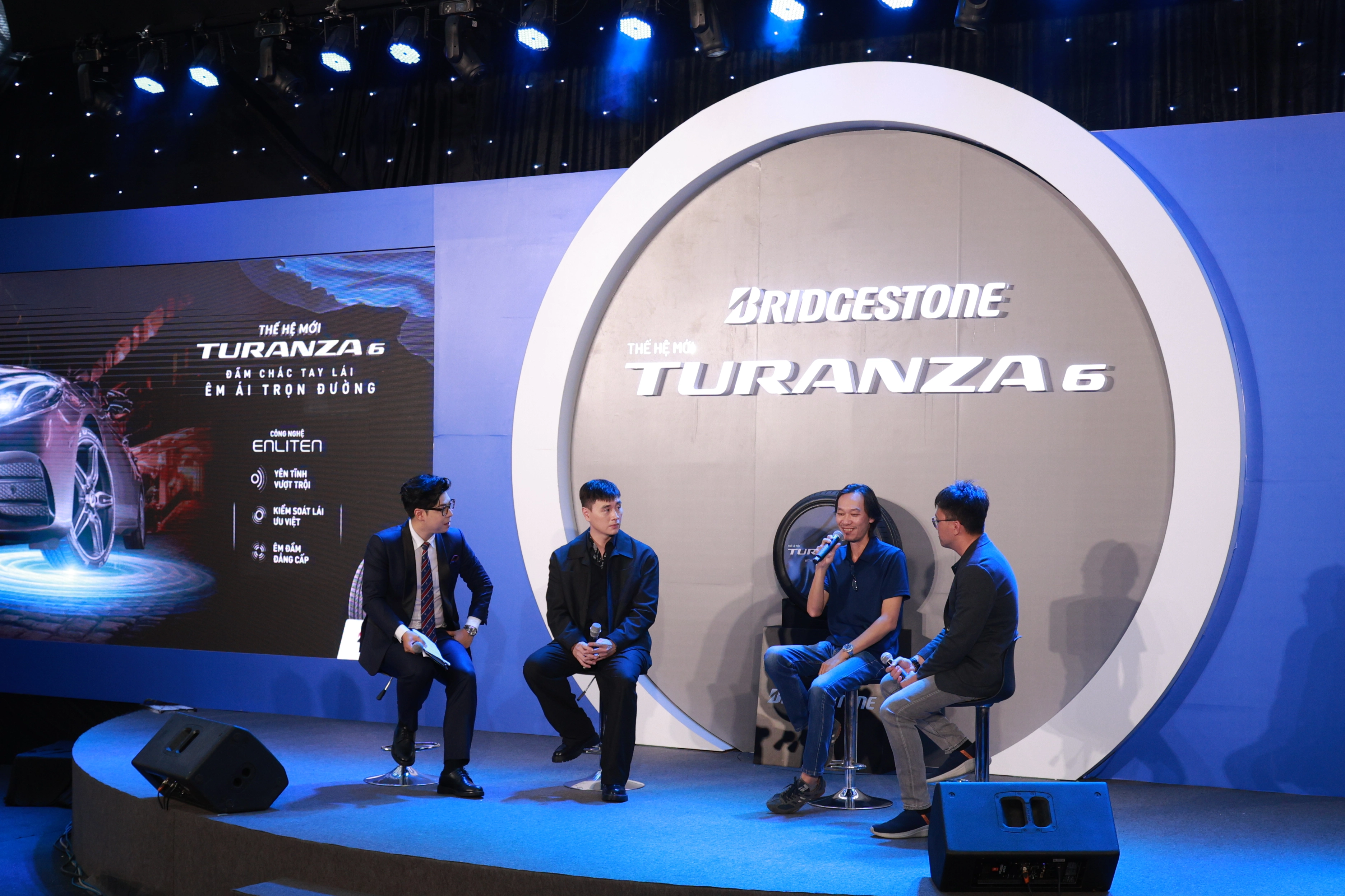 Talkshow at Turanza 6 lauching event