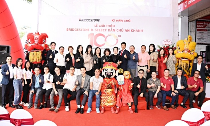 Trung tâm phân phối lốp du lịch Bridgestone thứ 100